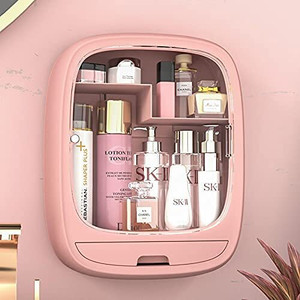 Wall mounted sales makeup organizer