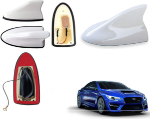 Automotive Prist Car Antenna Subaru WRX White Shark Fin