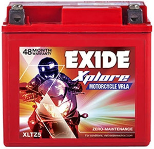 EXIDE Xplore XLTZ5 5 Ah Battery for Bike Price in India Buy EXIDE Xplore XLTZ5 5 Ah Battery for Bike online at Flipkart