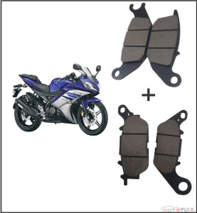 Yamaha r15 v2 back deals disc pad price