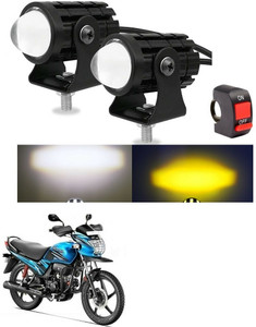 Znee Smart Motorcycle Fog Light Led White Yellow With Switch