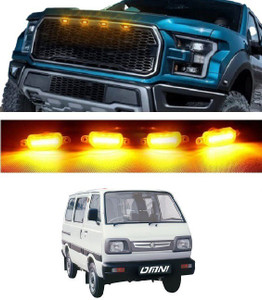 Trigcars Maruti Suzuki Omni Car Radiator Grill LED Light Set of 4