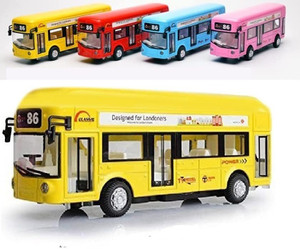 Metal toy bus top