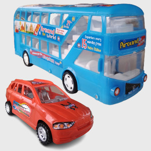 Blue toy best sale bus