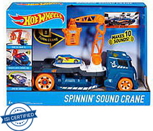 Hot wheels 2025 spinnin sound crane