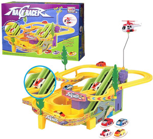 KOBBET Track Racer Racing Car Set Tracks Toys Set Car Adventure