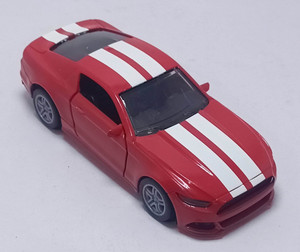 MQV RED METAL FORD MUSTANG GT MODEL CAR TOY RED METAL FORD