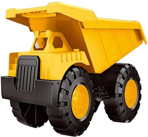 Yellow dump truck top toy