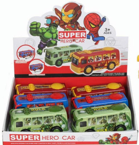 Spiderman hotsell bus toy