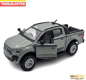 WooZee TRAILBLASTER PICKUP TRUCK Miniature Pull Back Truck with