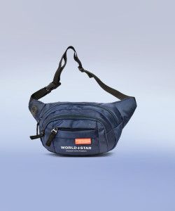 Worldstar fluffy navy blue waist bag waist bag Fanny Pack for Travel
