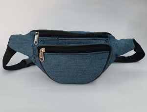 NewAura Denim Waist Bag01 Waist Bag Blue - Price in India