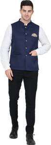 WAGREOUTFIT Solid Men Waistcoat