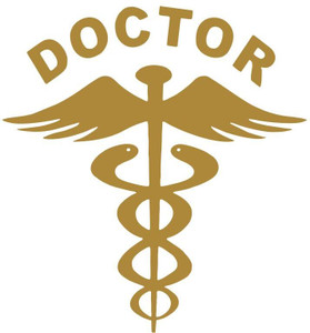 Doctor logo sticker for car discount