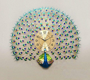 Impala creation Peacock Design wall clock Price in India Buy Impala creation Peacock Design wall clock online at Flipkart