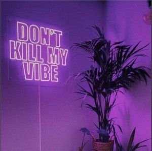 Don't Kill My Vibe' Neon Sign