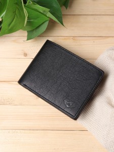 METRONAUT Men Casual, Evening/Party, Formal, Travel, Trendy Black Artificial Leather Wallet