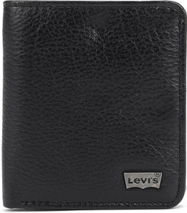 LEVI S Men Casual Black Genuine Leather Wallet Black Price in India Flipkart