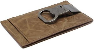 Identity Stronghold Men's Slim RFID Leather Money Clip