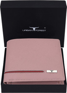 URBAN FOREST Men Pink Genuine Leather Wallet Pink Red Price in India Flipkart