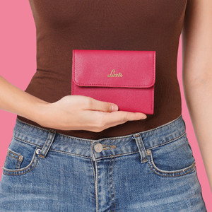 LAVIE Women Casual Pink Artificial Leather Wallet Fuschia Flipkart