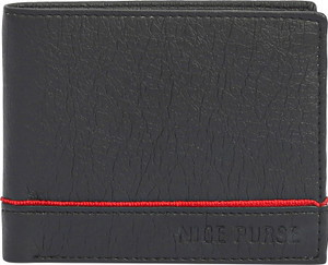Nice Purse Boys Casual Formal Brown Genuine Leather Wallet BLACK Price in India Flipkart