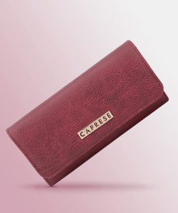 Caprese Women Purple Artificial Leather Wallet Plum Price in India Flipkart