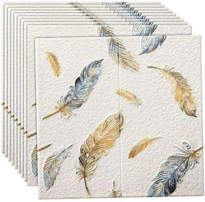 Om Akshar Vinyl Abstract White Wallpaper