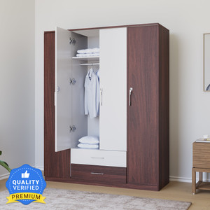 4 door top wardrobe flipkart