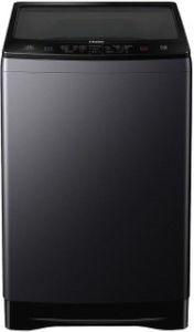 Haier 8 kg Fully Automatic Top Load Washing Machine with In-built Heater Black