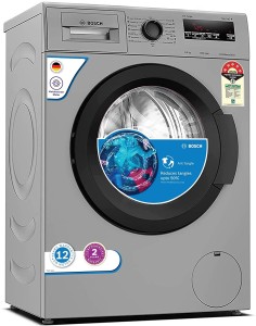 BOSCH 6.5 kg Drive Motor, Anti Tangle, Anti Vibration Fully Automatic Front Load Washing Machine with In-built Heater Grey