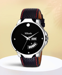MIKADO Analog Watch For Men Buy MIKADO Analog Watch For Men New Black Day and Date functional watch for Men s Online at Best Prices in India Flipkart