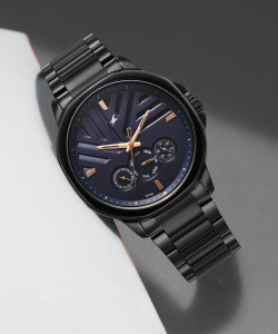Fastrack Fleek Quartz Multifunction Blue Dial Stainless Steel Strap Analog Watch For Men Buy Fastrack Fleek Quartz Multifunction Blue Dial Stainless Steel Strap Analog Watch For Men 3303NM01 Online