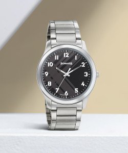 Sonata 77106sm03 analog store watch