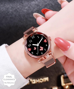 Styledose Queen Magnet Rosegold girls watches for women watches stylish branded new model 2023 fashion design Analog Watch For Women Buy Styledose Queen Magnet Rosegold girls watches for women watches