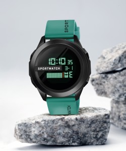 Eddy hager 800 digital army green sports discount watch