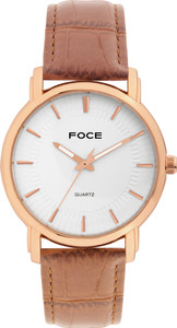Foce FC G B2180 FOCE Analog White Dial Leather Strap Analog Watch For Men Buy Foce FC G B2180 FOCE Analog White Dial Leather Strap Analog Watch For Men FC G B2180 Online at Best
