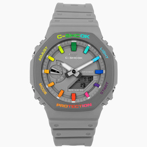 Bluetail Retail Digital Rainbow Shock Analog Grey Dial Grey Sport