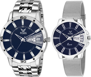 FOGG 5070 Blue Day and Date Analog Watch For Couple Buy FOGG 5070 Blue Day and Date Analog Watch For Couple 5070 BL Online at Best Prices in India Flipkart