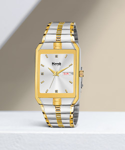 EHMT HM 331 SL Gold Platted Day And Date Functioning Dual Color Watch Analog Watch For Men Buy EHMT HM 331 SL Gold Platted Day And Date Functioning Dual Color Watch Analog Watch