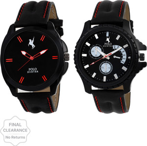 POLO HUNTER Combo Analog Watch For Men Buy POLO HUNTER Combo Analog Watch For Men PH 1424 Modern Colletion Online at Best Prices in India