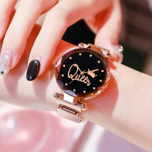 Marclex Rose gold Queen Magnet girls watches for women watches stylish branded new fashion latest design 2022 Analog Watch For Women For Women Vega Rose gold Queen Magnet Stylish New Arrival Online at...