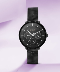 Titan watch for women hotsell black