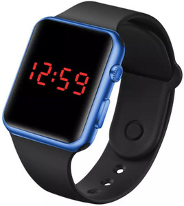 GLOWGEEN Blue Black Metallic Design Silicone Black Strap Trending Watch Digital Watch Digital Watch For Boys Girls Buy GLOWGEEN Blue Black Metallic Design Silicone Black Strap Trending