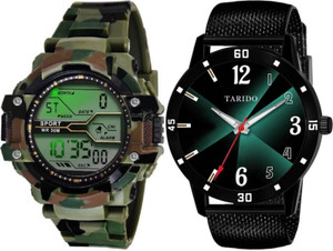 Tarido Analog Watch For Boys Girls Buy Tarido Analog Watch For Boys Girls ARMY GREEN01 TD7100NL01GREENDIAL JALI STRAP Online at Best Prices in India Flipkart