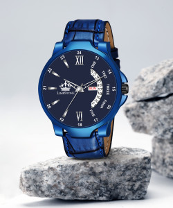 LIMESTONE Bleed Blue Day and Date Functioning Blue Strap Adult Quartz Analog Watch For Men Buy LIMESTONE Bleed Blue Day and Date Functioning Blue Strap Adult Quartz Analog Watch