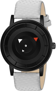 Vruksh DAZON MT 08 Round Dial Leather Strap Analog Watch Analog