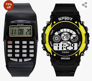 Timefit Multifunctional Digital Sports Watch Calculator Watch.Combo Pack Of 2 Digital Watch For Boys Girls Buy Timefit Multifunctional Digital Sports Watch Calculator Watch.Combo Pack Of 2 Digital