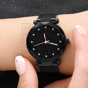 Marclex Black Colour Magnet magnet wrist watch for women ladies watches girls style womens trending stylish Analog Watch For Women Buy Marclex