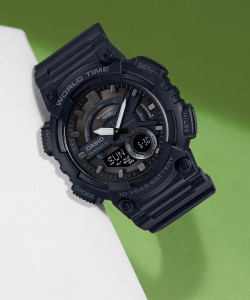 Casio ad218 youth combination watch sales